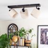 Bassagoda ceiling light, ceiling spotlight black, 3-light sources