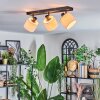 Bassagoda ceiling light, ceiling spotlight black, 3-light sources
