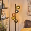 Gastor globe light, floor lamp 33 cm blue, green, coppery, 5-light sources