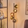 Gastor globe light, floor lamp 33 cm blue, green, clear, coppery, 5-light sources
