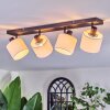 Bassagoda ceiling light, ceiling spotlight black, 4-light sources