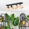 Cavaca ceiling light, ceiling spotlight black, 4-light sources