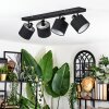 Bassagoda ceiling light, ceiling spotlight black, 4-light sources