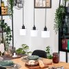 Bassagoda hanging light, pendant light Ecru, black, 3-light sources