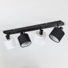 Bassagoda ceiling light, ceiling spotlight black, 4-light sources