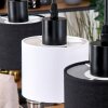 Bassagoda hanging light, pendant light Ecru, black, 3-light sources