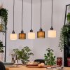 Bassagoda hanging light, pendant light Ecru, black, 5-light sources
