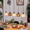 Bassagoda hanging light, pendant light Ecru, black, 5-light sources