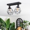 Yaak ceiling light, ceiling spotlight black, 2-light sources
