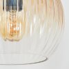 Koyoto globe light, floor lamp Amber, clear, 5-light sources