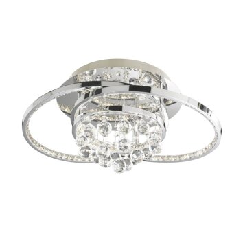Wofi MEDLEY Ceiling Light LED chrome, 1-light source