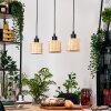 Cavaca hanging light, pendant light Ecru, black, 3-light sources