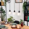 Bassagoda hanging light, pendant light Ecru, black, 3-light sources