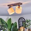 Bassagoda ceiling light, ceiling spotlight black, 2-light sources