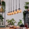 Koyoto hanging light, globe light, pendant light Ecru, black, 5-light sources