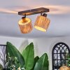 Granja ceiling light, ceiling spotlight black, 2-light sources