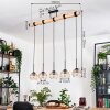 Koyoto hanging light, globe light, pendant light Ecru, black, 5-light sources