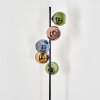 Koyoto globe light, floor lamp 32 cm blue, gold, green, coppery, 5-light sources