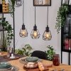Yaak hanging light, pendant light Ecru, black, 3-light sources