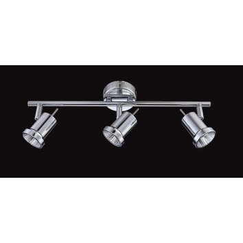 Wofi HOORN Ceiling Light LED chrome, 3-light sources