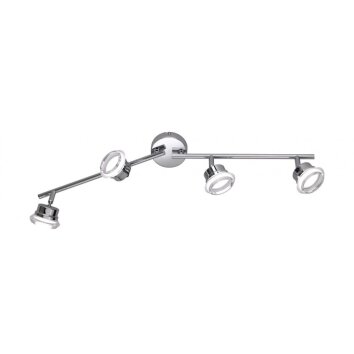Wofi MORGAN ceiling spotlight LED chrome, 4-light sources
