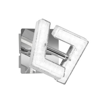 Wofi LEA wall lamp LED chrome, 1-light source