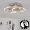 MOHLIN Ceiling Light LED matt nickel, 1-light source