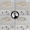BUREN Ceiling Light LED matt nickel, 1-light source