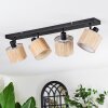 Bongal ceiling light, ceiling spotlight black, 4-light sources