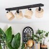 Sabadim ceiling light, ceiling spotlight black, 4-light sources
