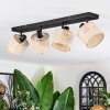 Sabadim ceiling light, ceiling spotlight black, 4-light sources