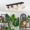 Sabadim ceiling light, ceiling spotlight black, 4-light sources