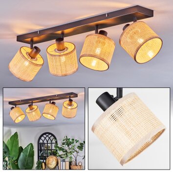 Sabadim ceiling light, ceiling spotlight black, 4-light sources