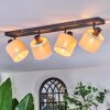 Bassagoda ceiling light, ceiling spotlight black, 4-light sources