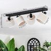 Bassagoda ceiling light, ceiling spotlight black, 4-light sources