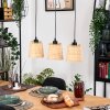 Lindberg hanging light, pendant light Ecru, black, 3-light sources