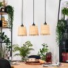 Lindberg hanging light, pendant light Ecru, black, 3-light sources