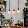 Bassagoda hanging light, pendant light Ecru, black, 3-light sources
