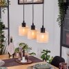 Bassagoda hanging light, pendant light Ecru, black, 3-light sources