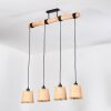 Lindberg hanging light, pendant light Ecru, black, 4-light sources