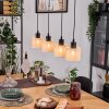 Bassagoda hanging light, pendant light Ecru, black, 4-light sources