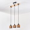 Cando hanging light, pendant light Ecru, black, 3-light sources