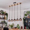 Koyoto hanging light, globe light, pendant light Ecru, black, 5-light sources
