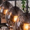 Koyoto hanging light, globe light, pendant light Ecru, black, 5-light sources