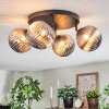Chehalis ceiling light, globe light Smoke-coloured, 4-light sources