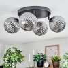 Chehalis ceiling light, globe light Smoke-coloured, 4-light sources