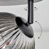Chehalis ceiling light, globe light Amber, Smoke-coloured, 4-light sources