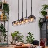 Koyoto hanging light, globe light, pendant light Ecru, black, 5-light sources