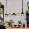 Koyoto hanging light, globe light, pendant light Ecru, black, 5-light sources