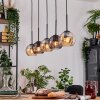 Koyoto hanging light, globe light, pendant light Ecru, black, 5-light sources